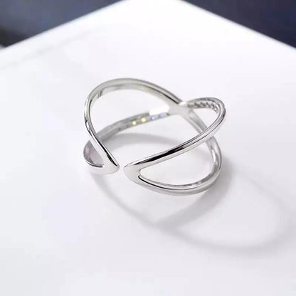 Sterling Silver Geometric Shaped Rings