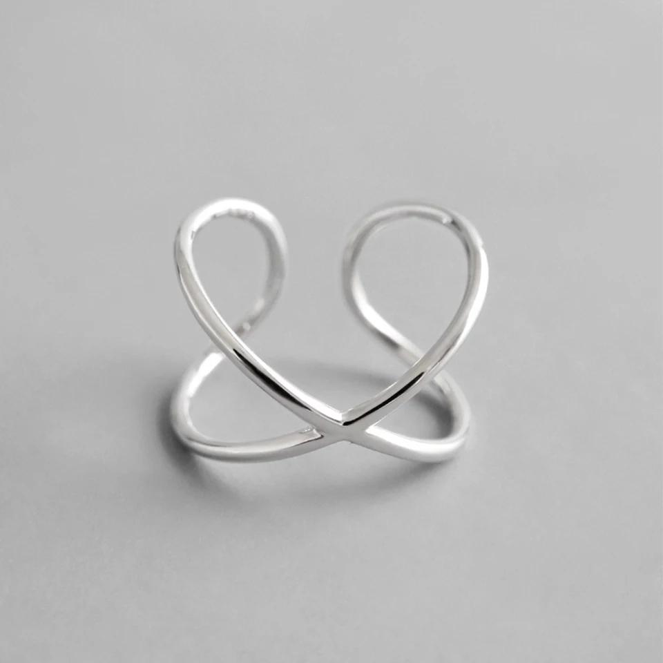 Sterling Silver Geometric Shaped Rings