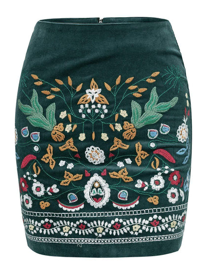 Boho High Waisted Pencil Skirt