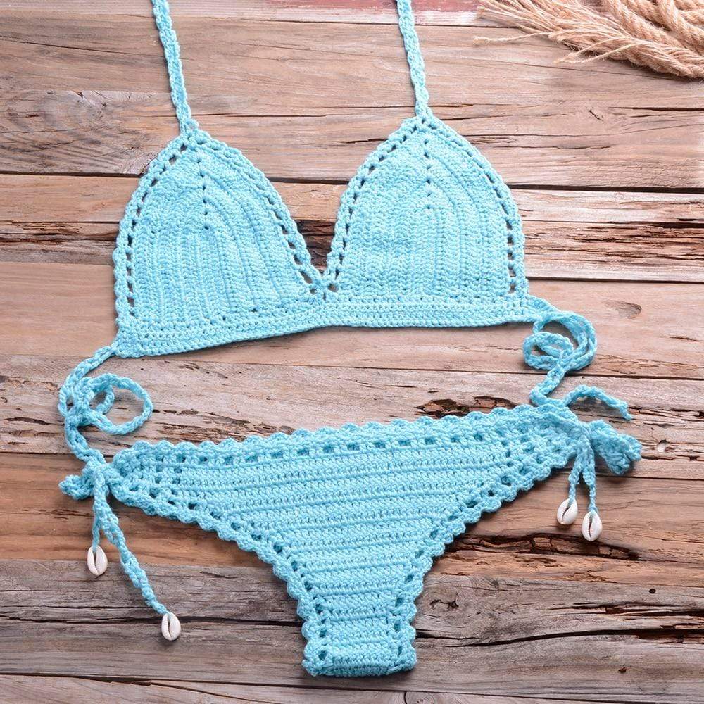 Annabella Handmade Knitted Bikini Set