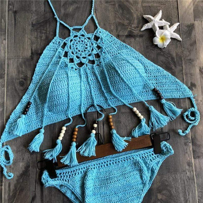 Tiki Tassel Bikini Set (7 colors)