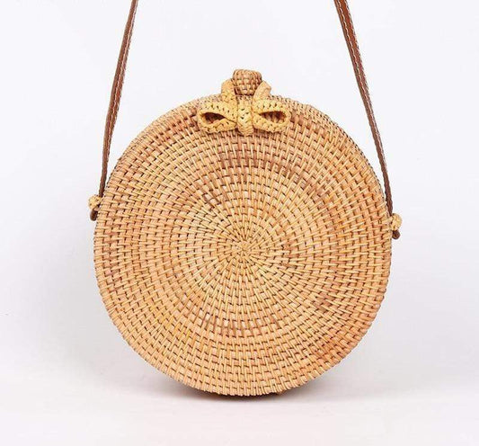 Sofia Straw Crossbody Bag