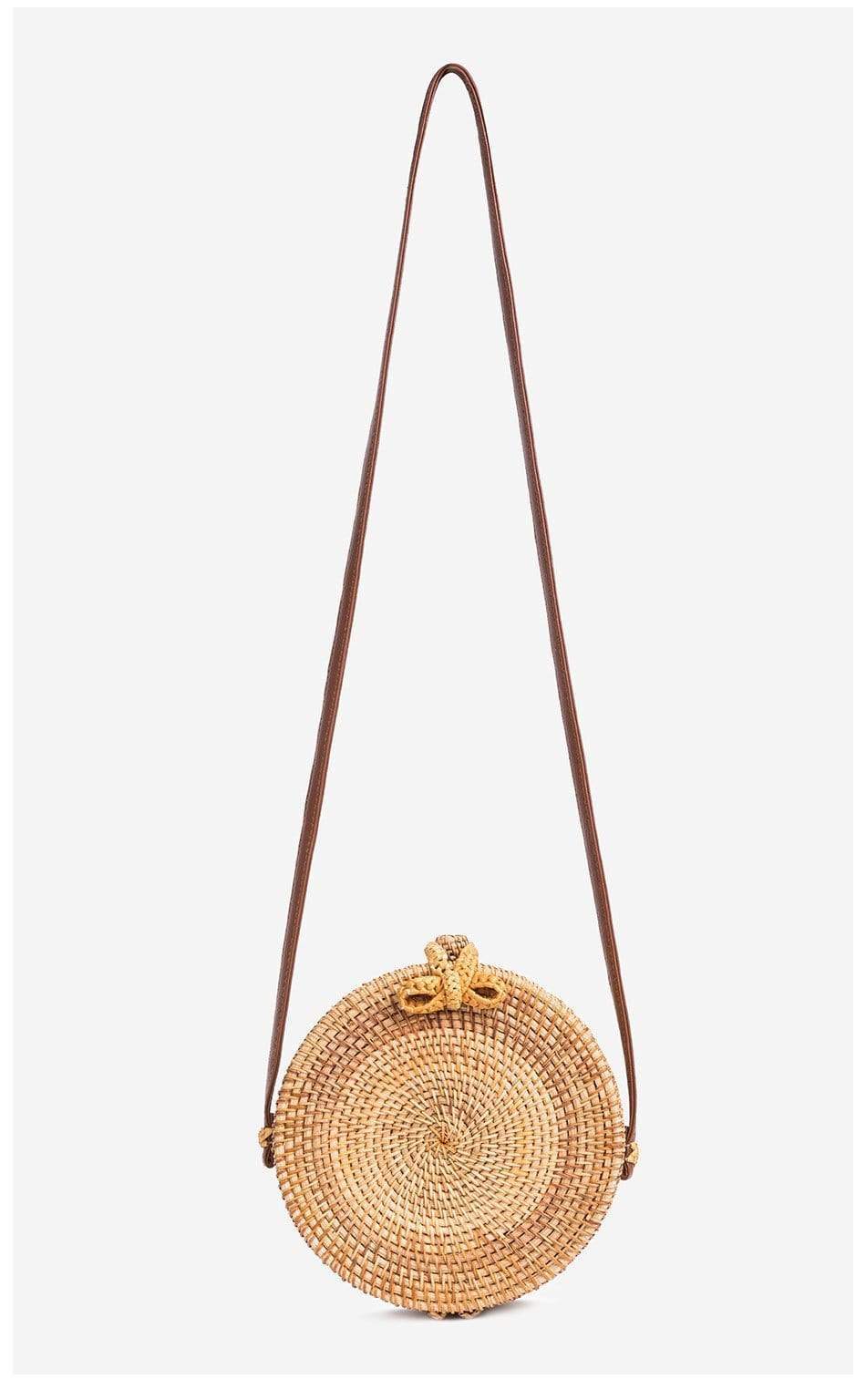 Sofia Straw Crossbody Bag