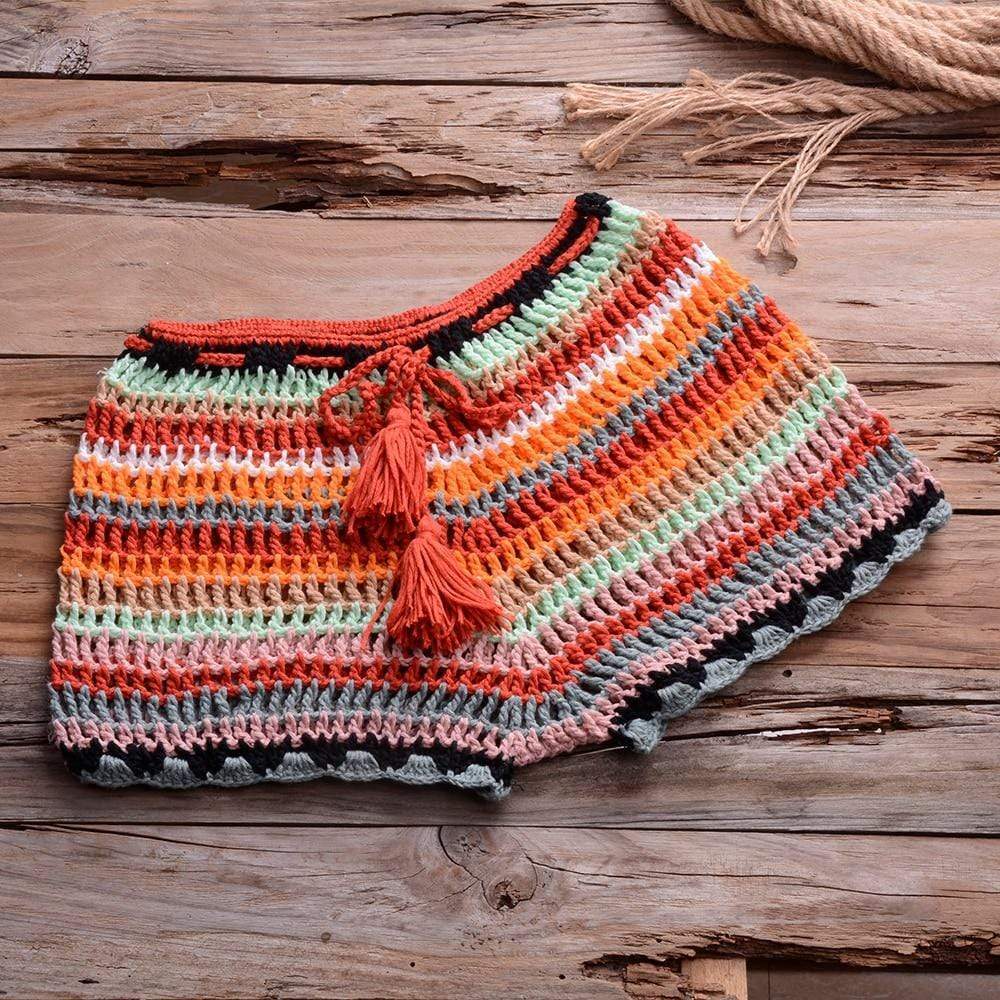 SPICE Colorful Crochet Shorts