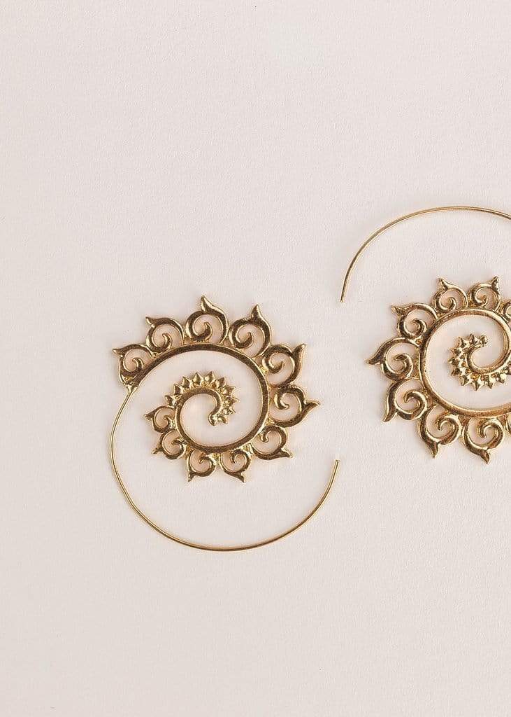 Spiral Hippie Earrings (2 Colors)