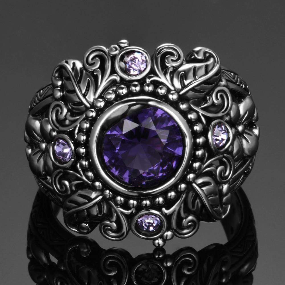 Sterling Silver Amethyst Ring