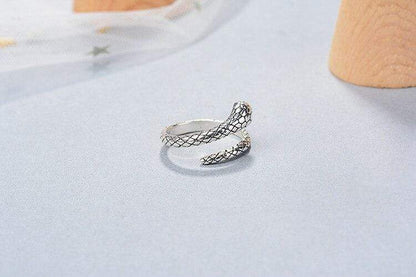 Sterling Silver Snake Design Ring