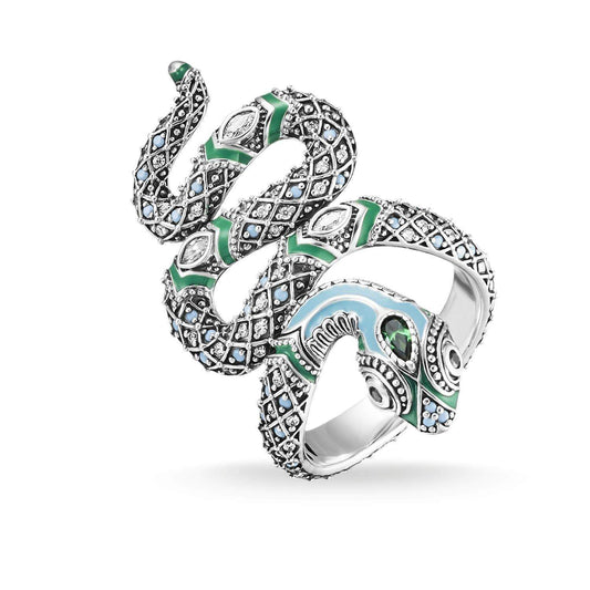 Sterling Silver Snake Ring