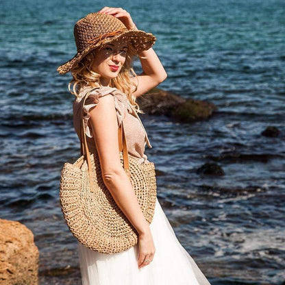 Straw Shoulder Bag