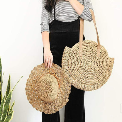 Straw Shoulder Bag