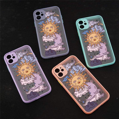 Sun and Moon Faces Phone Case