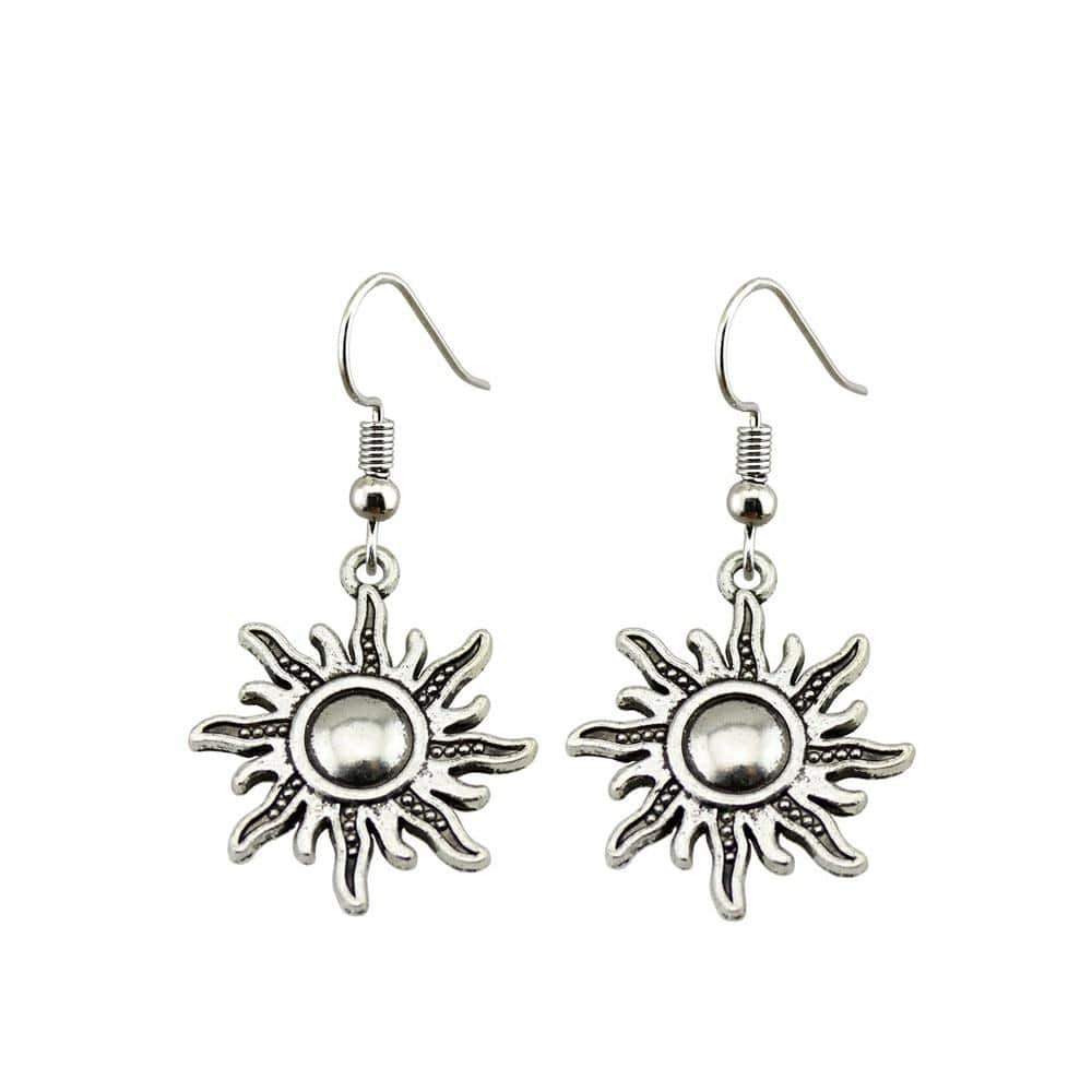 Sun Dangle Earrings - 2 Colors