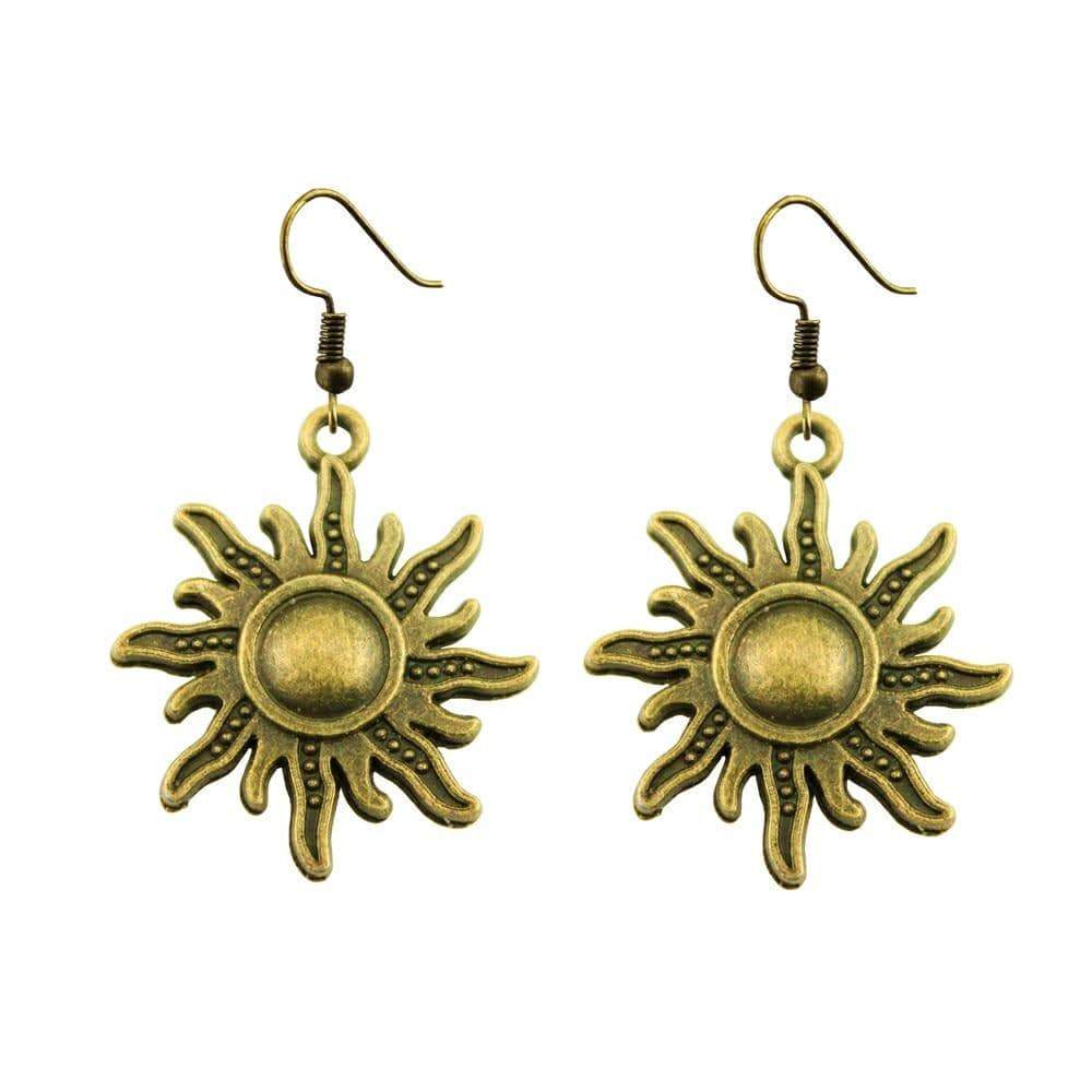 Sun Dangle Earrings - 2 Colors