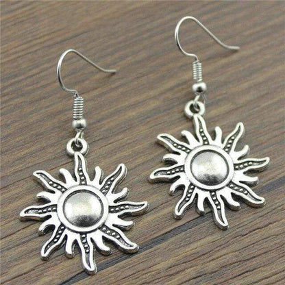 Sun Dangle Earrings - 2 Colors