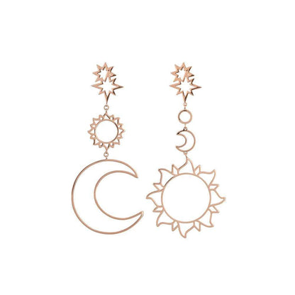 Sun & Moon Goddess Earrings