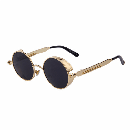 Steampunk Vintage Round Sunglasses