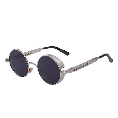 Steampunk Vintage Round Sunglasses