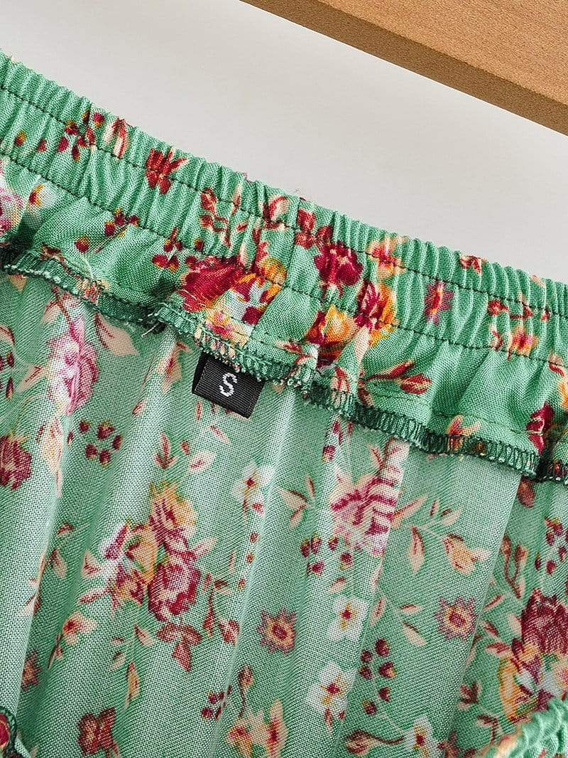 Triana Maxi Skirt in Green