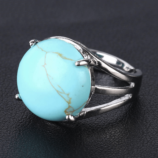 Natural Gemstone Cocktail Ring