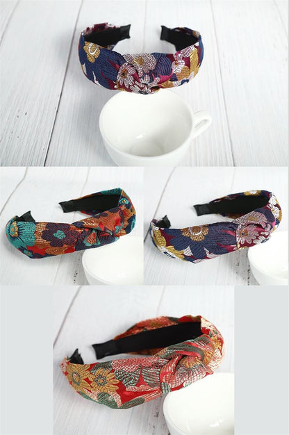 Vintage Cross Knot Headbands