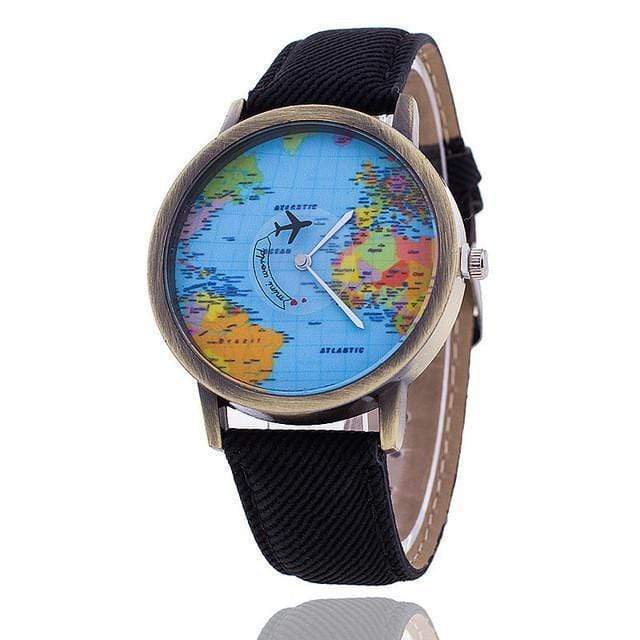 Wanderlust Map Wrist Watch