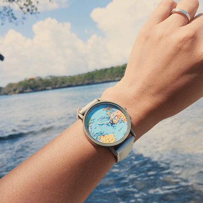 Wanderlust Map Wrist Watch