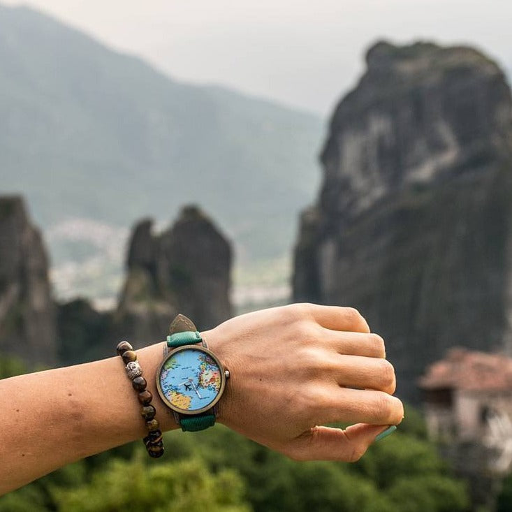 Wanderlust Map Wrist Watch