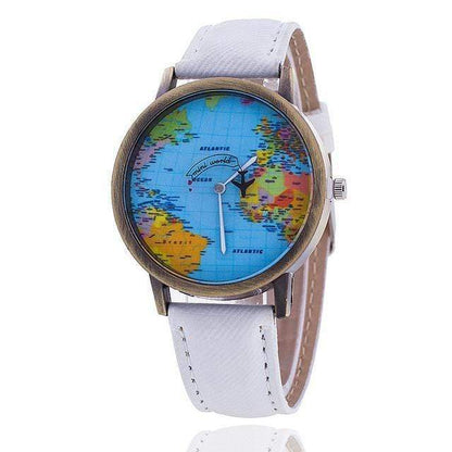 Wanderlust Map Wrist Watch