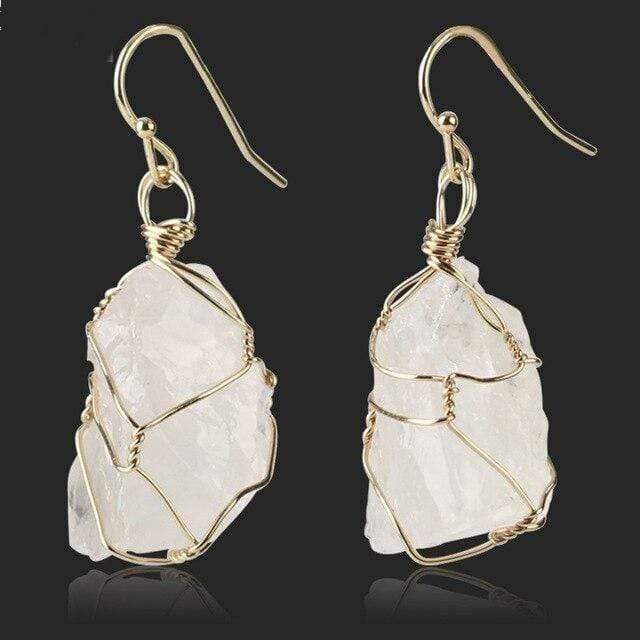 Natural Stone Irregular Shaped Earrings