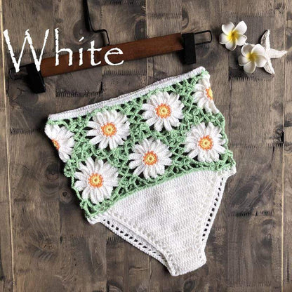 White Daisies Bikini Bottom