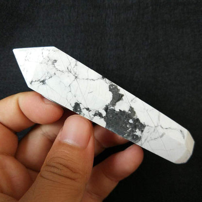 White Turquoise Stone Pipe