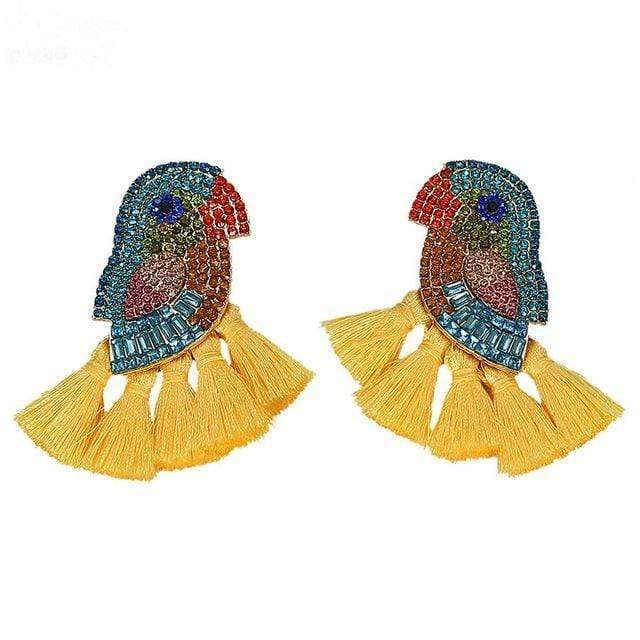 Bird & Tassel Earrings