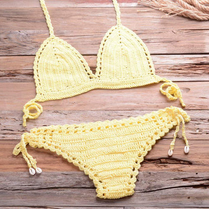 Annabella Handmade Knitted Bikini Set