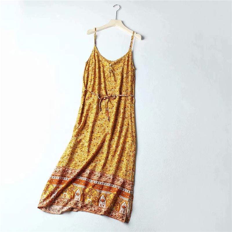 Apollonia Boho Midi Dress