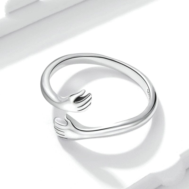 925 Sterling Silver Hug Ring