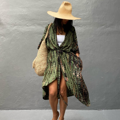 Sage Harmony Kimono