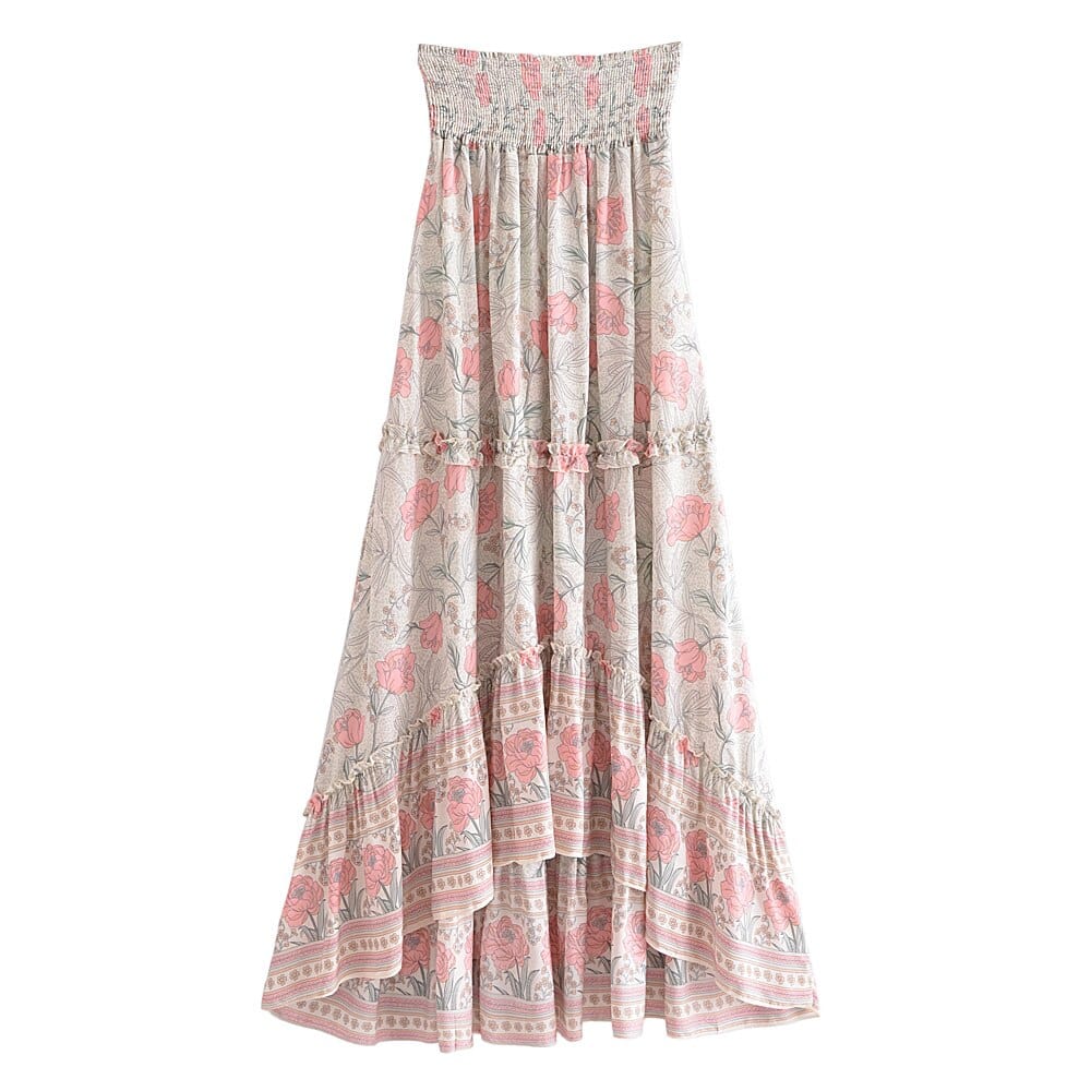 Pastel Garden Symphony Maxi Skirt