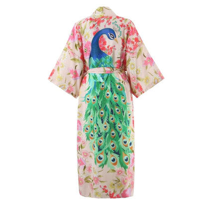 Peacock's Petal Plume Robe