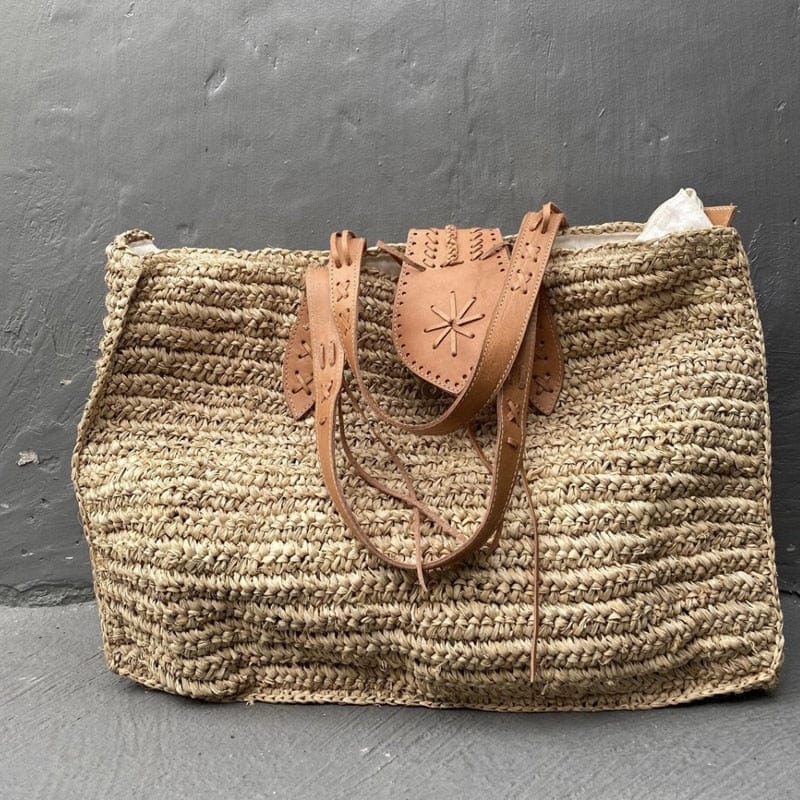 Nomadic Soul Boho Straw Bag