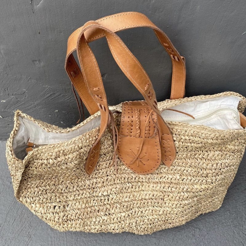 Nomadic Soul Boho Straw Bag