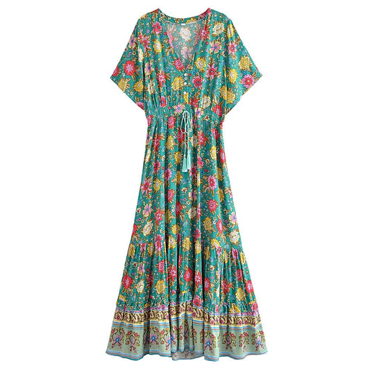 Eirlys Floral Boho Maxi Dress