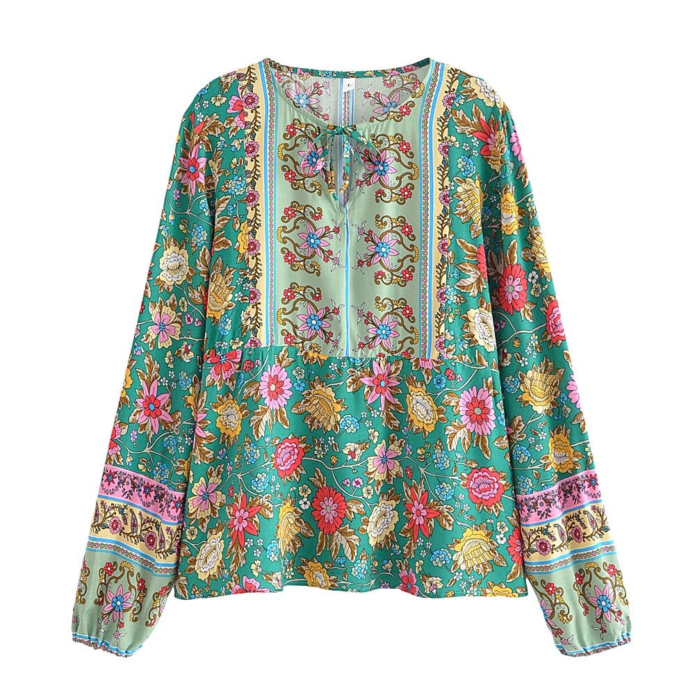 Niamh Boho Long Sleeve Blouse