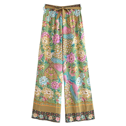 Peacock Dreams Boho Pants