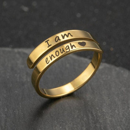 I am Enough Ring