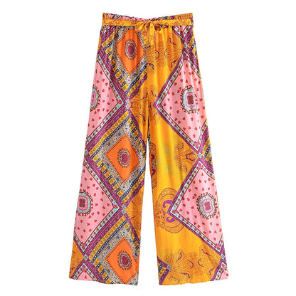 Anise Wide Leg Boho Pants