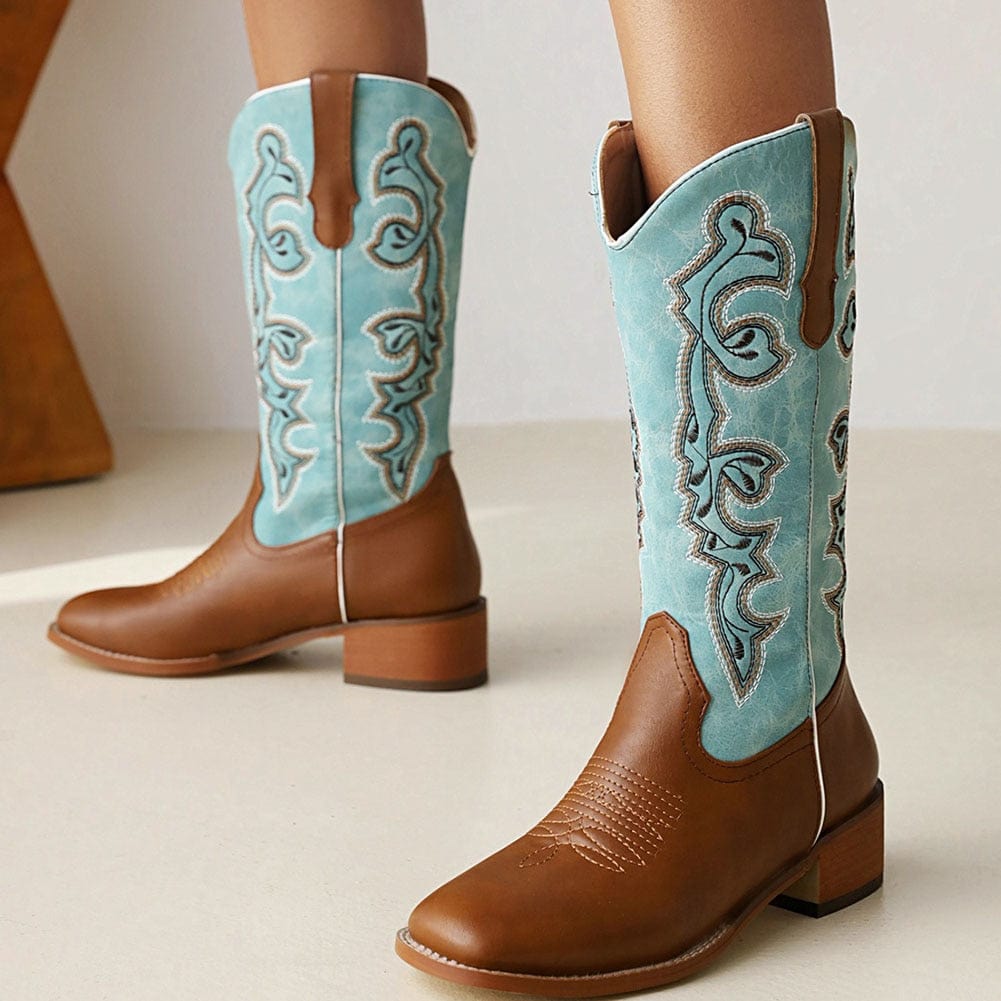 My Blue Heaven Cowboy Boots