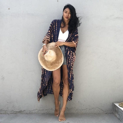 Navy Breeze Kimono