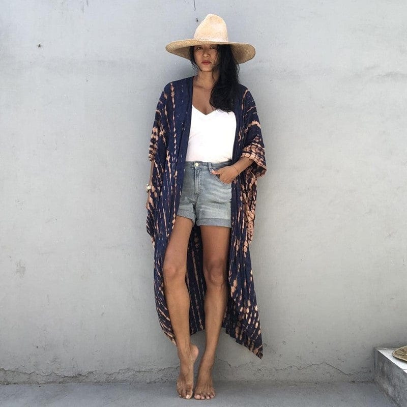 Navy Breeze Kimono