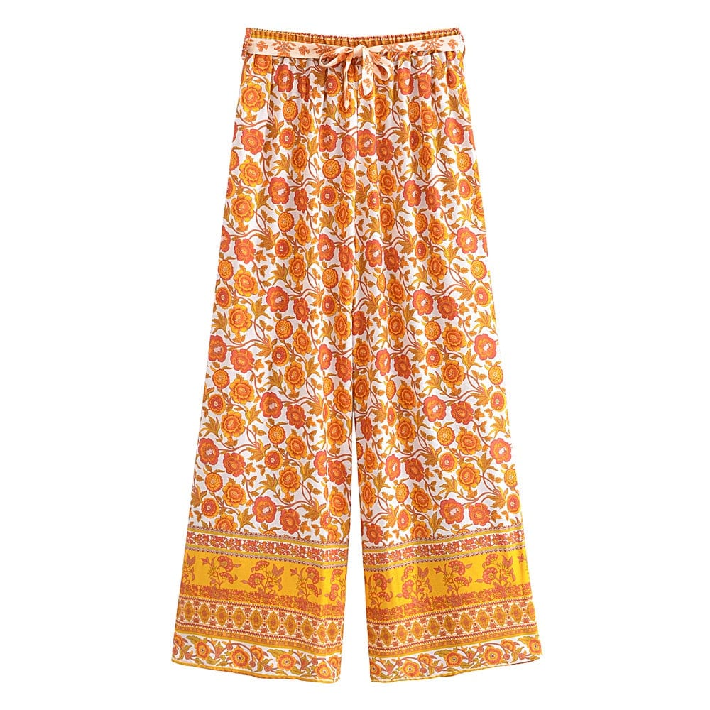 Meilani Wide Leg Boho Pants