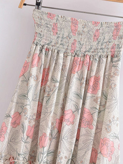 Pastel Garden Symphony Maxi Skirt